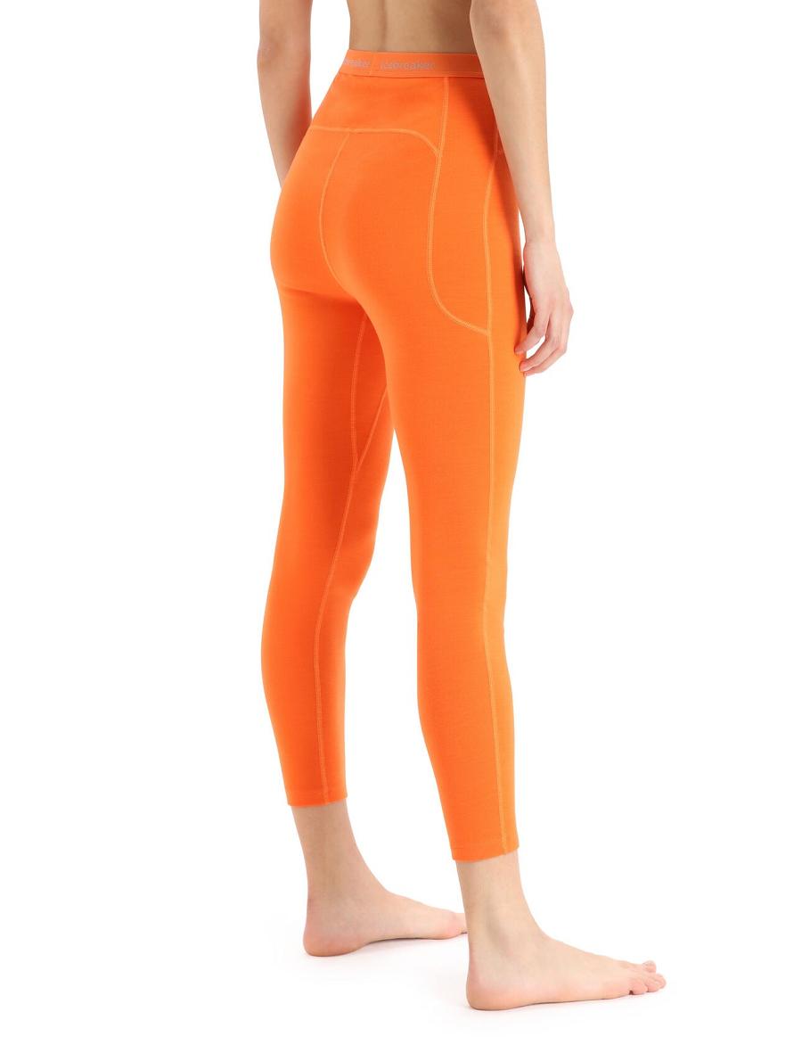 Flash Icebreaker 15.5 Merino Thermal Leggings Women's Base Layers | AU 1869ZUTG